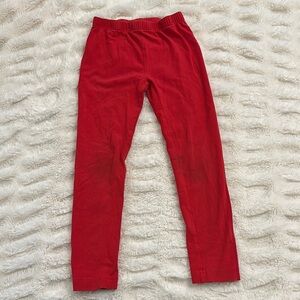 Hanna Andersson Red Kids Leggings